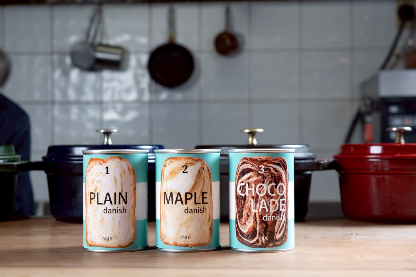 デニッシュ缶 プレーン 6缶 ANDE アンデ