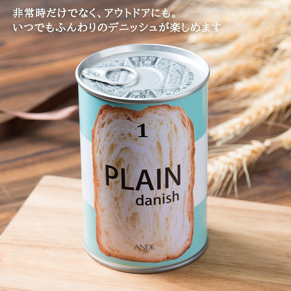 デニッシュ缶 3種各2個 計6缶セット (プレーン・メープル・ショコラ―デ)アンデ ANDE