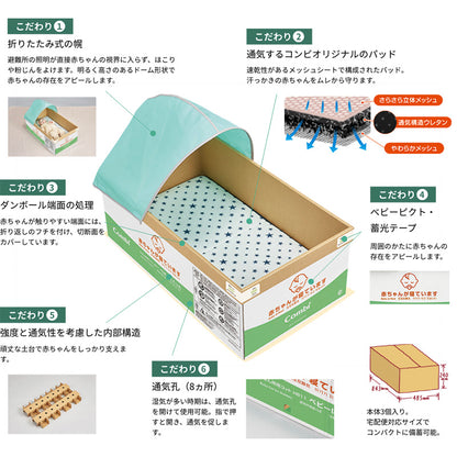 【送料無料】ひなん所HB11ベビーにこっと〈3個入〉