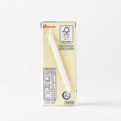 マルサン 有機豆乳無調整 200ml 紙パック 24本 1ケース