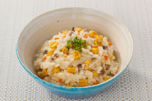 Dekade 77年保存レトルトごはん　コーンピラフ  みんなの保存食 そのまま食べられる  耐温度域（-20℃～80℃）車内保存にも適す