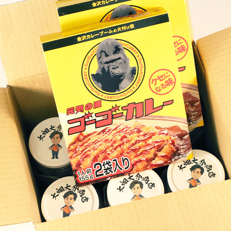 【送料無料】お米の缶詰6個・ゴーゴーカレー2箱(4食)